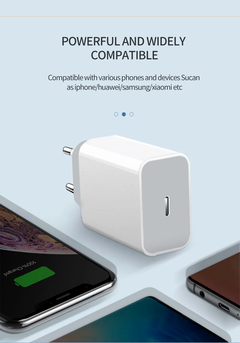 Universal Travel Adapters 20W USB-C Power Adapter