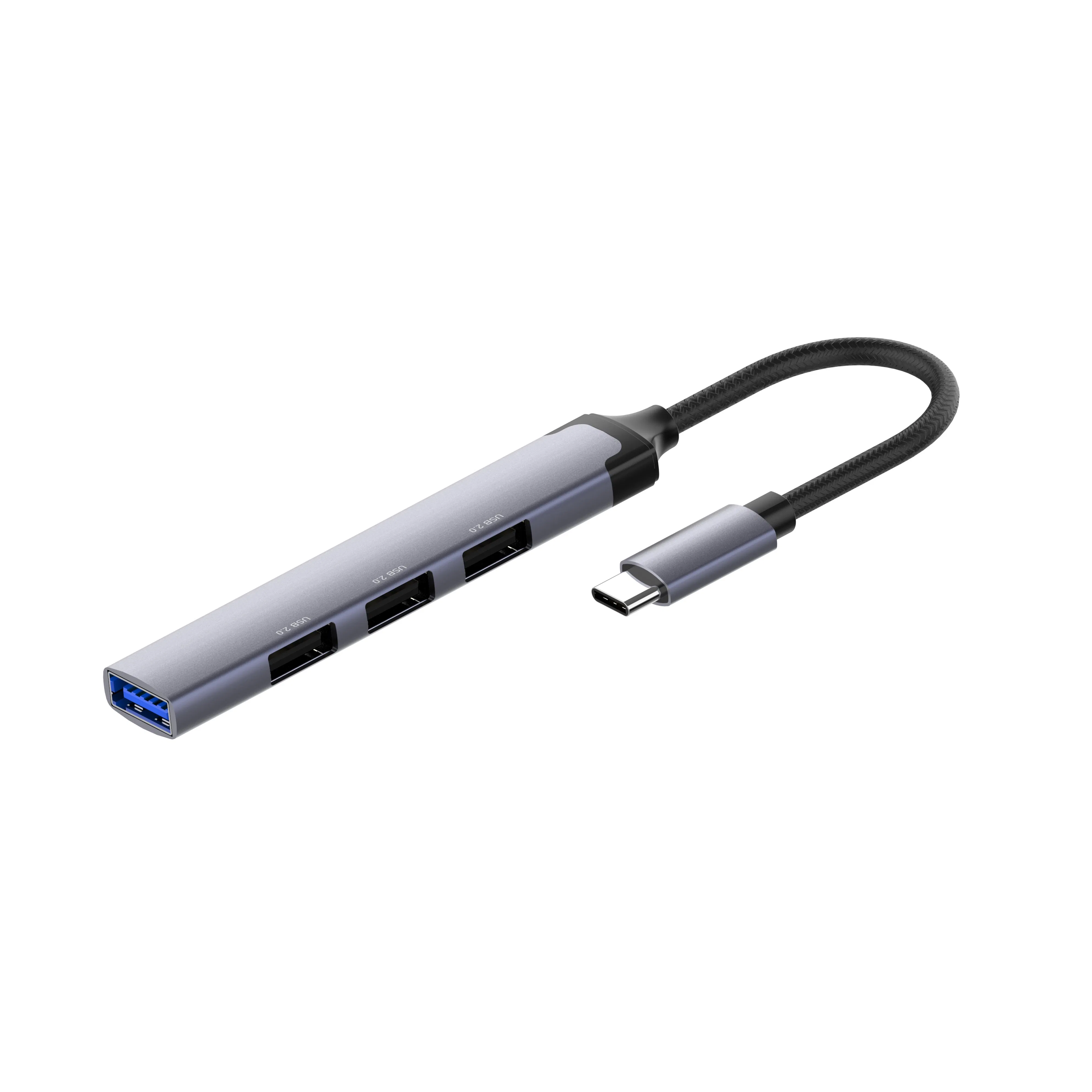 Ldnio Ds-34u Type-C to USB3.0*1+USB2.0*3 Mobile Phone Charging Adapter 5gbps High Speed Data Transmission Hub