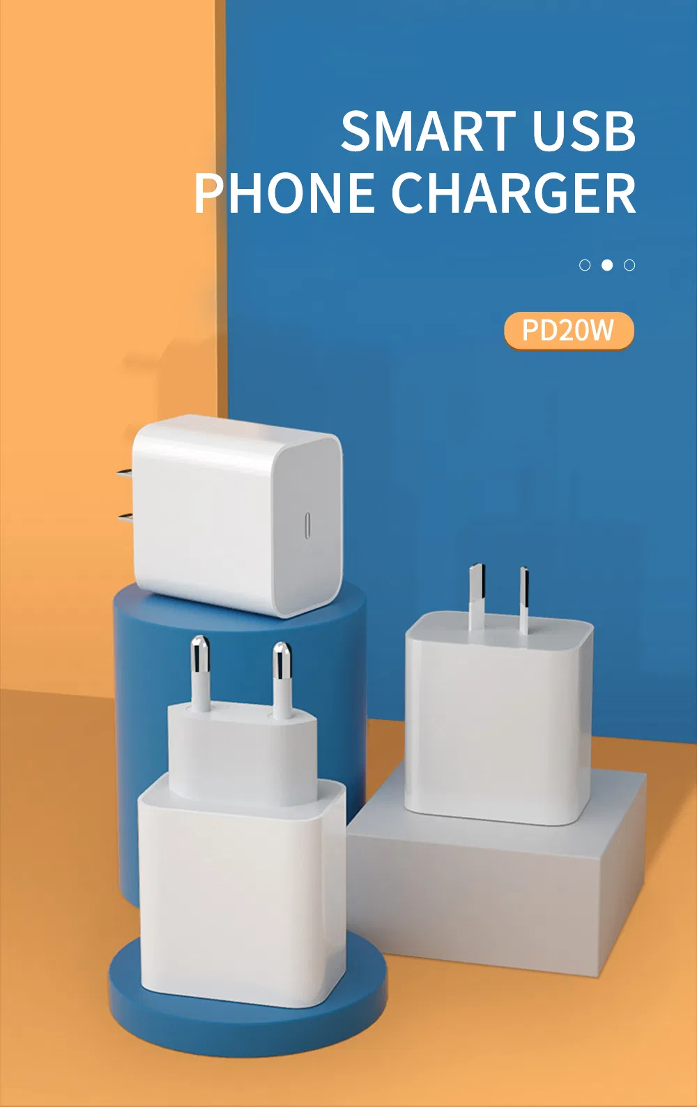Universal Travel Adapters 20W USB-C Power Adapter