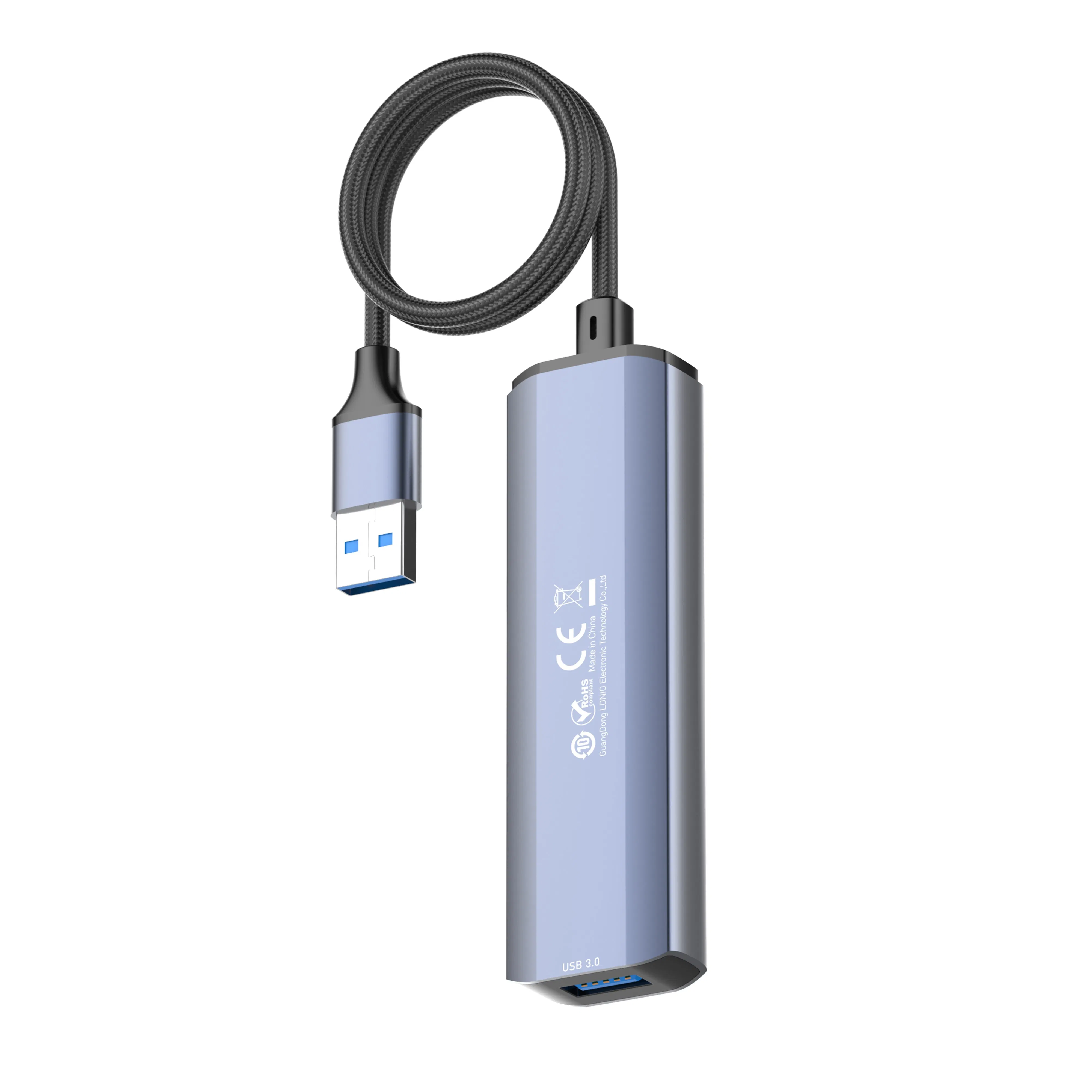 Ldnio Ds-114u-1.2m USB-a to USB-a*4 5gbps Data Transmission Docking Station Hub