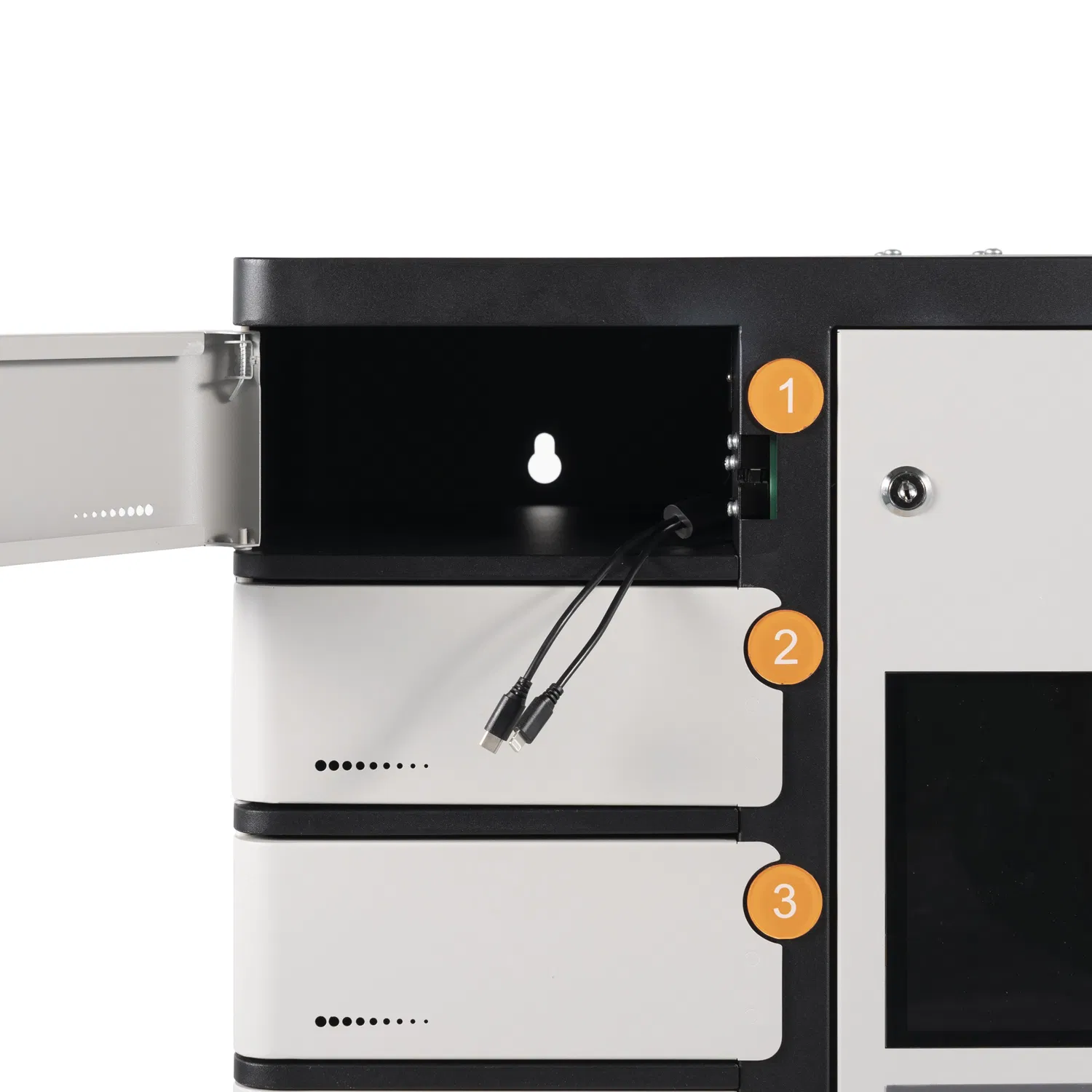 Laptop Smart Charging Locker Charging Cabinet for Mobile Phone and Tablet Chrome Book Charging