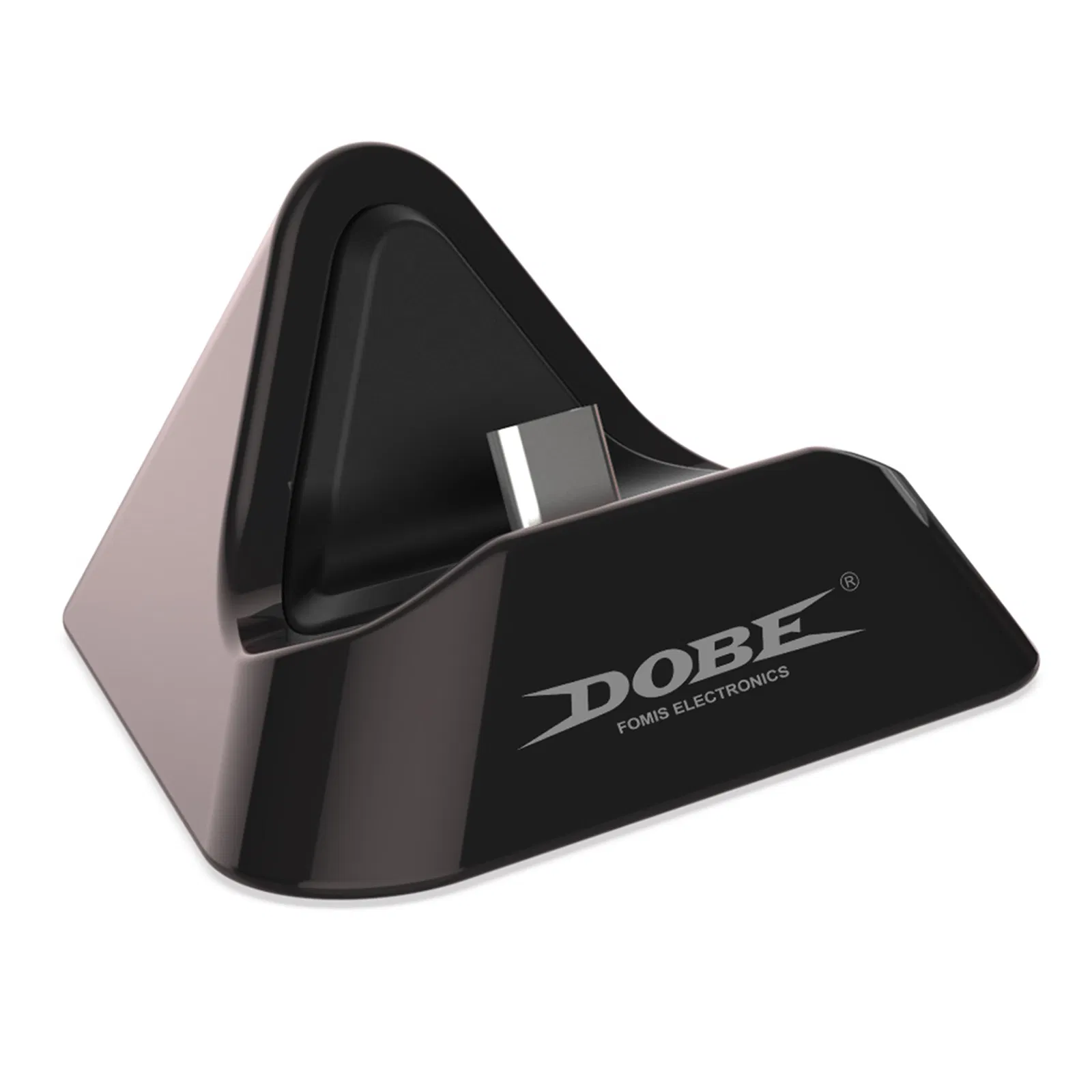 Dobe Tns-3170 Charging Dock for Switch OLED/Switch 2 - Portable Triangle Stand (Black)