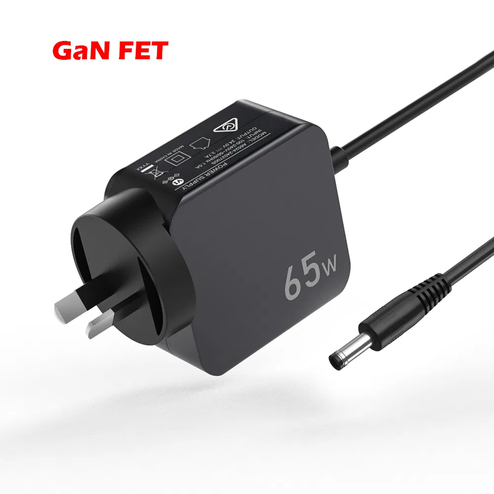 GaN Fet Technology 65W AC Power Adapter Universal Laptop Charger
