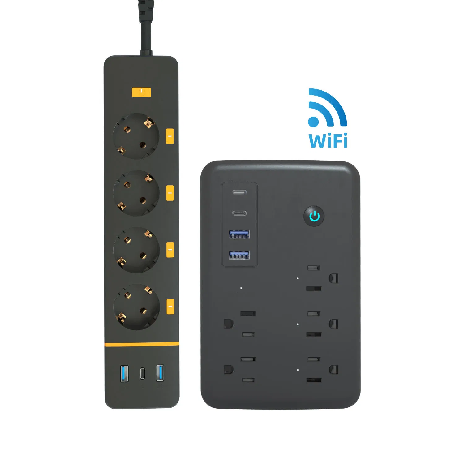 WiFi Smart Power Strip Us with 4 USB Port 5 Outlets