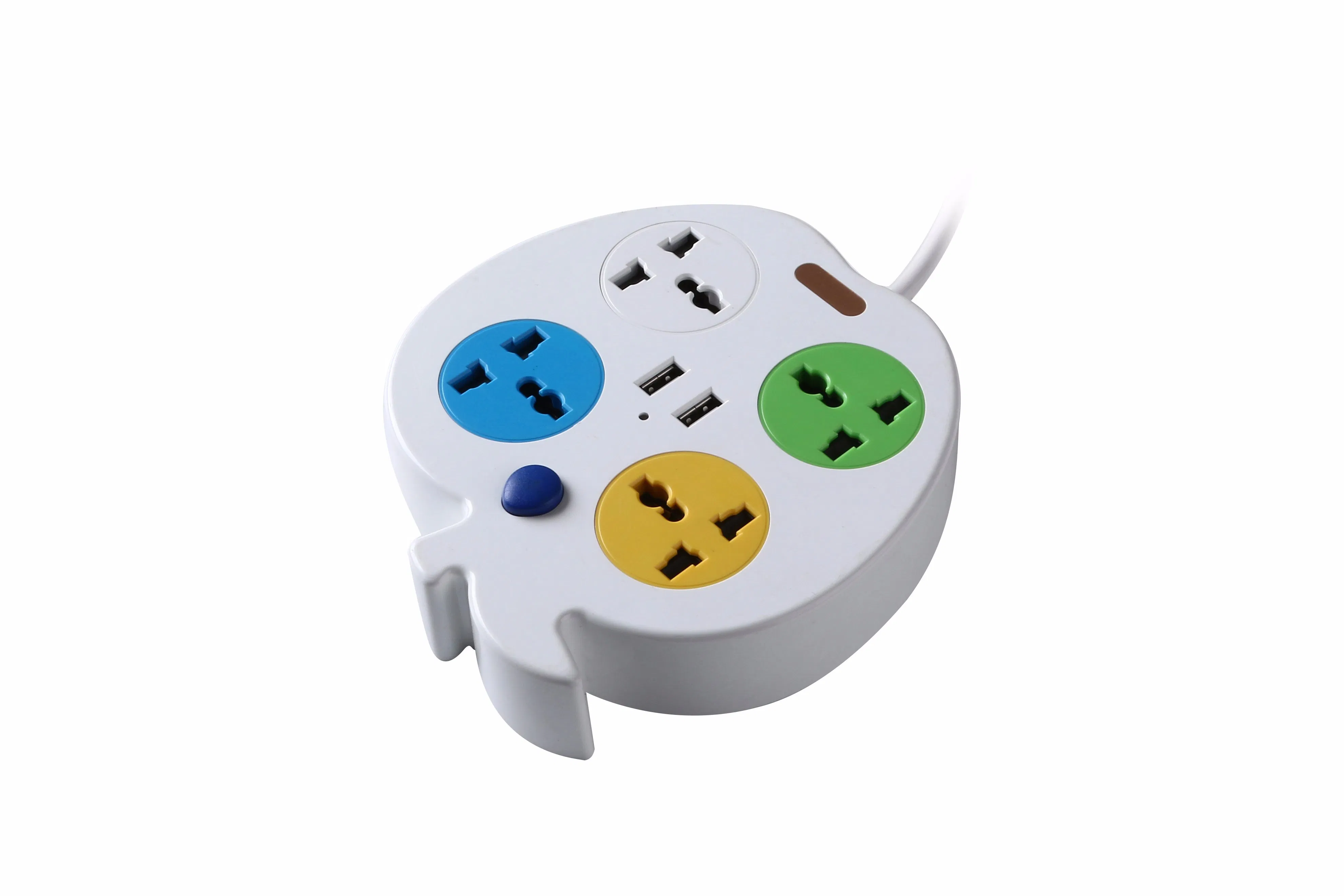 Multi 4 Outlets Power Strip with USB Apple Design