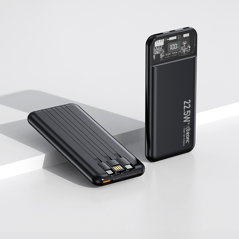 Portable Charger 10000mAh Ultra Slim USB C Power Bank 22.5W Pd Fast Charger