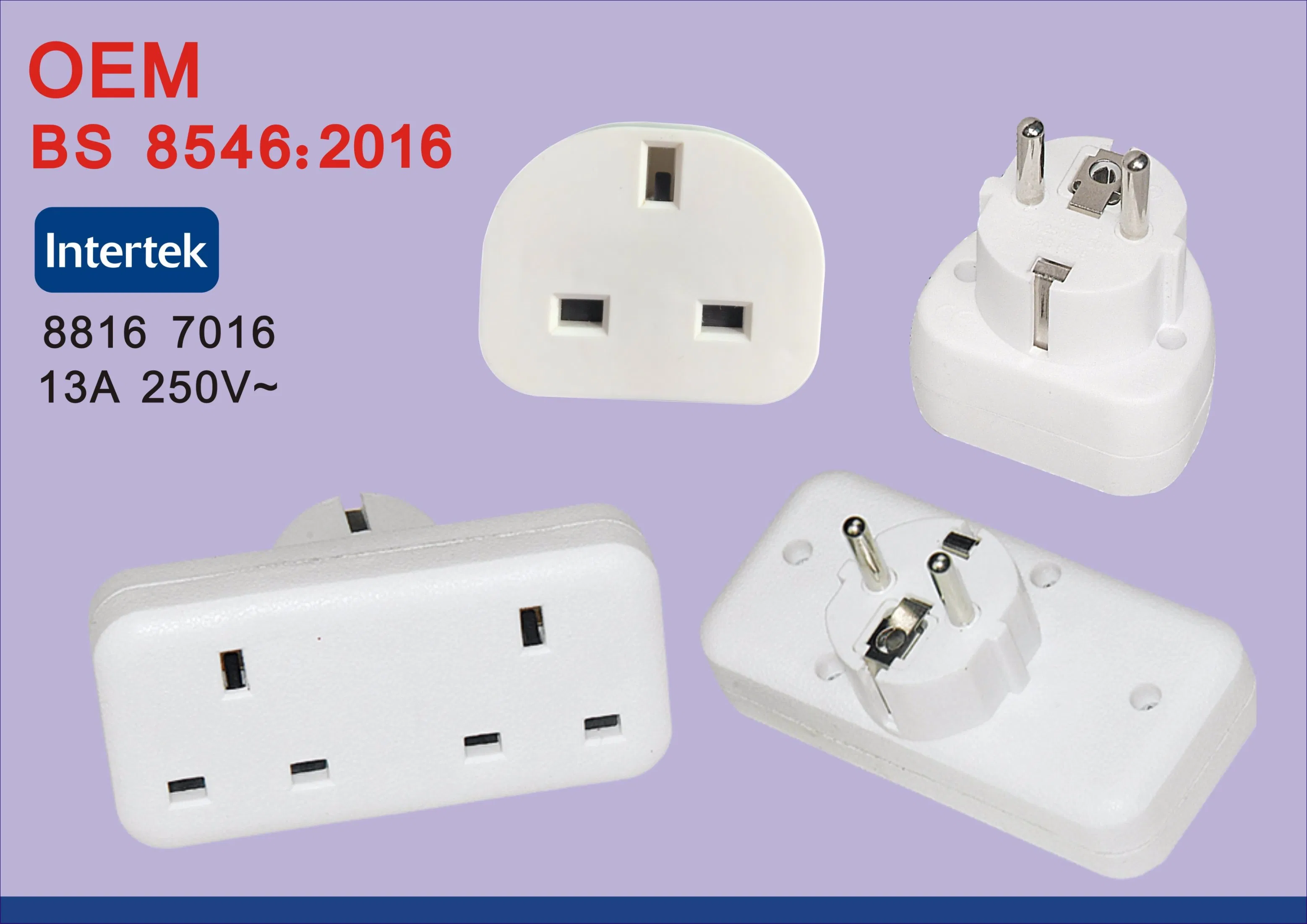 Grounding EU to UK Universal Travel Power Adapter