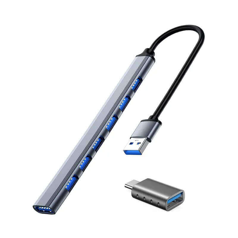 7-Port USB 3.0/2.0 Hub Docking Station for Laptops Computer Accessories