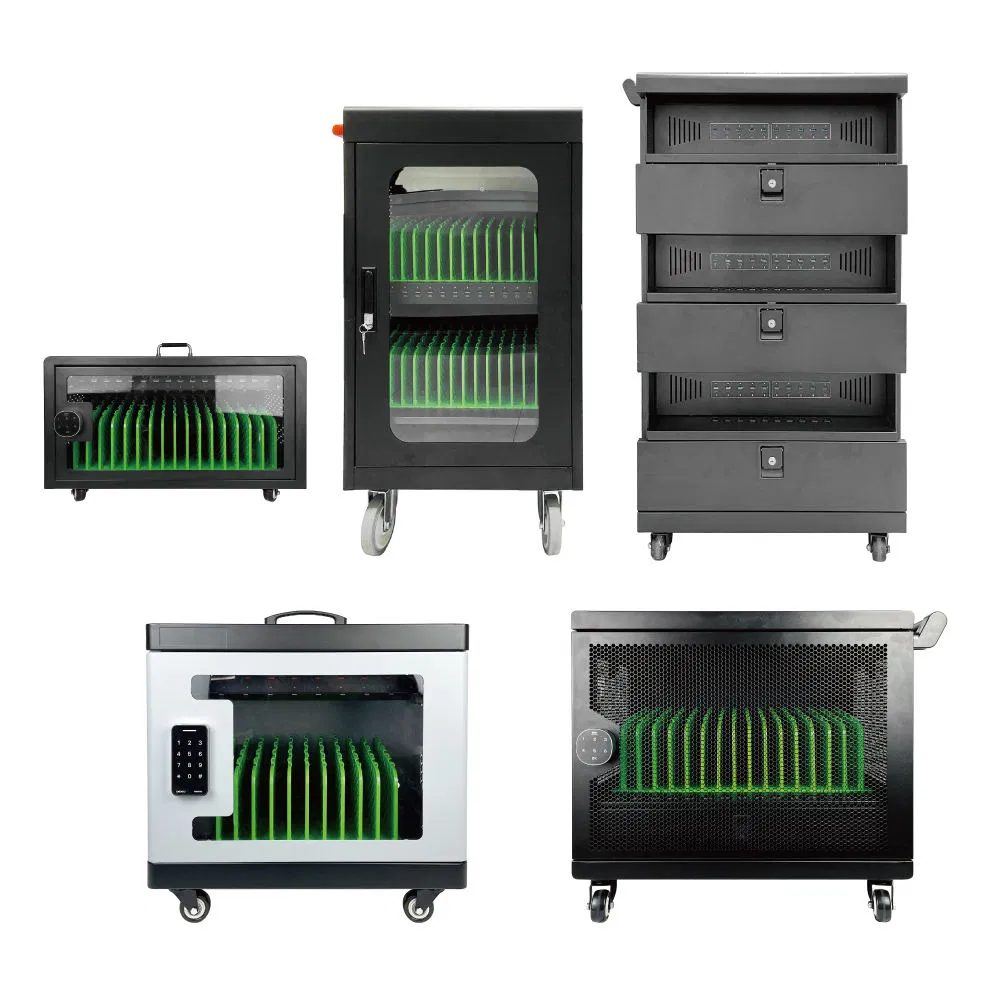 Premium Charging Cabinet Cart with USB Type-C Fast Cable