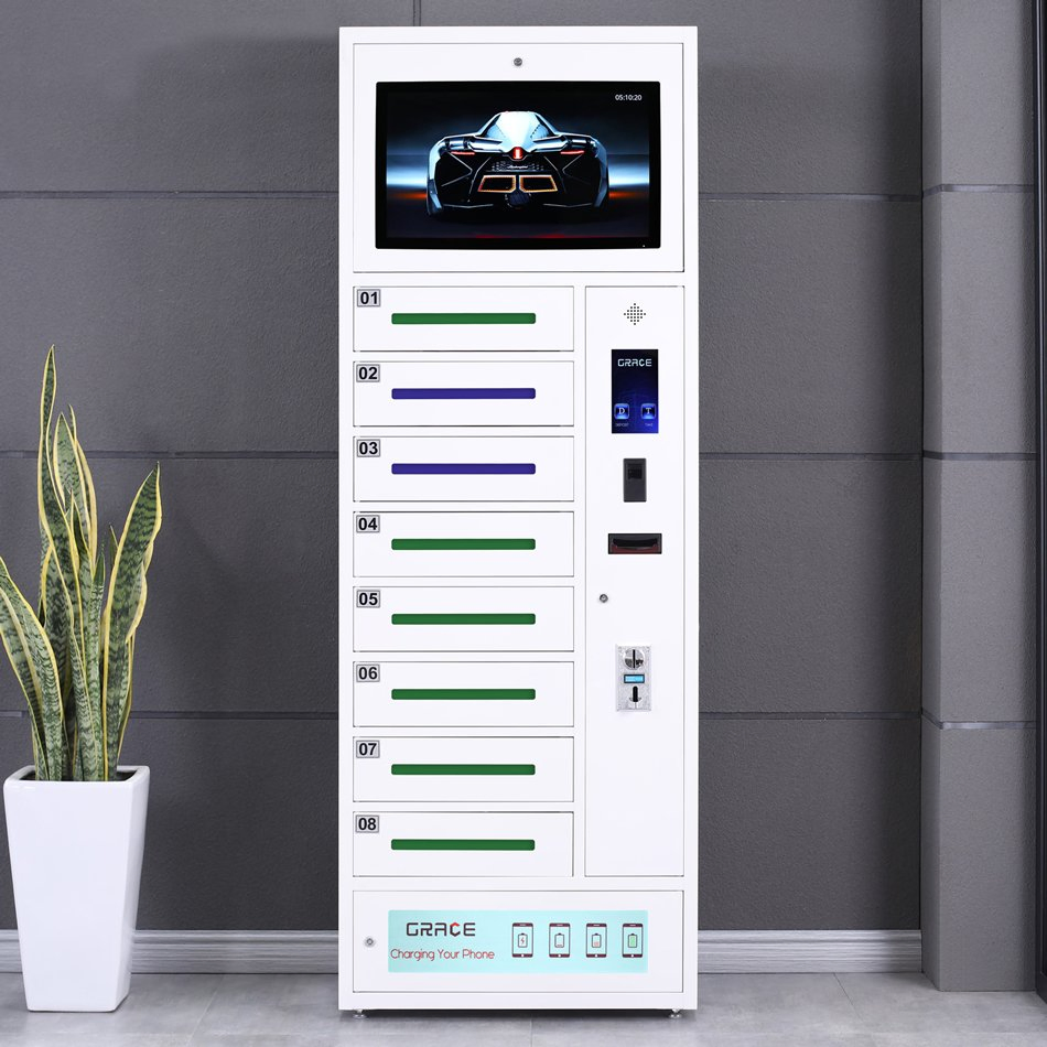 8 Ports Charging Station Locker Charging Locker for Smartphones