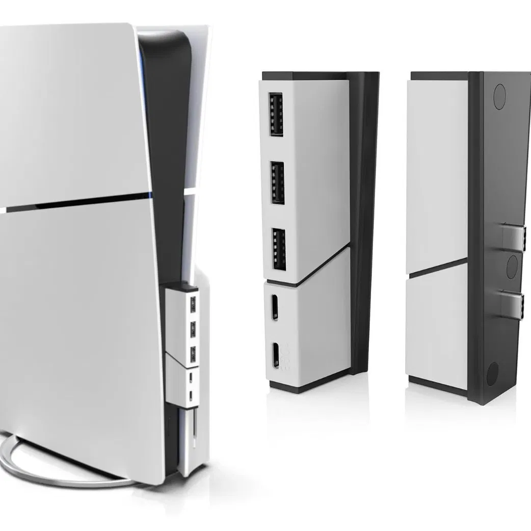 Hot Sale Multi-Function Multiport USB2.0 Type C 5 Port USB Hub for PS5 PRO &amp; Slim Game Console