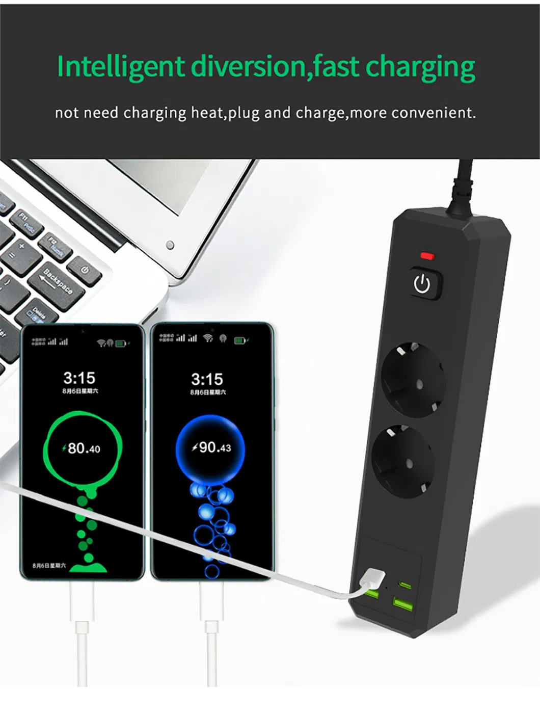 Smart EU Socket Power Strip