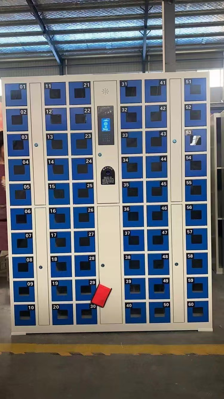 Public Smart Mobile Cell Phone Charging Station Touch Screen Automatic Storage Locker