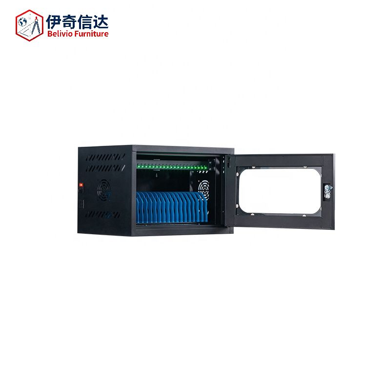 Durable Smart Multi Slot Mobile Phone Charging Locker with Indicator Lights Secure Storage Organizer for School Office Conference Room Public Use