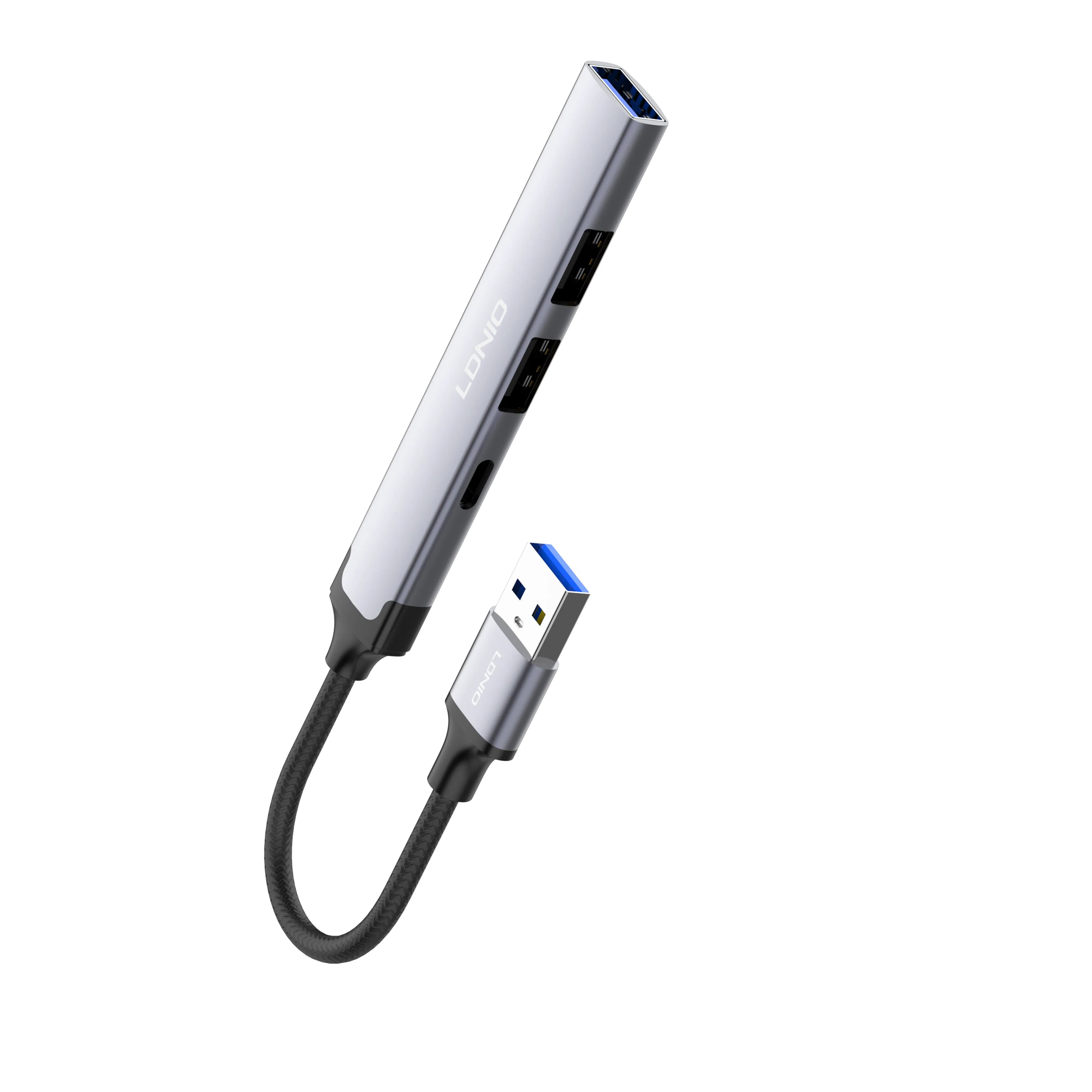 Ldnio Ds-44c USB3.0*1+USB2.0*2+Type-C*1 Mobile Phone Charging Data Transmission Hub