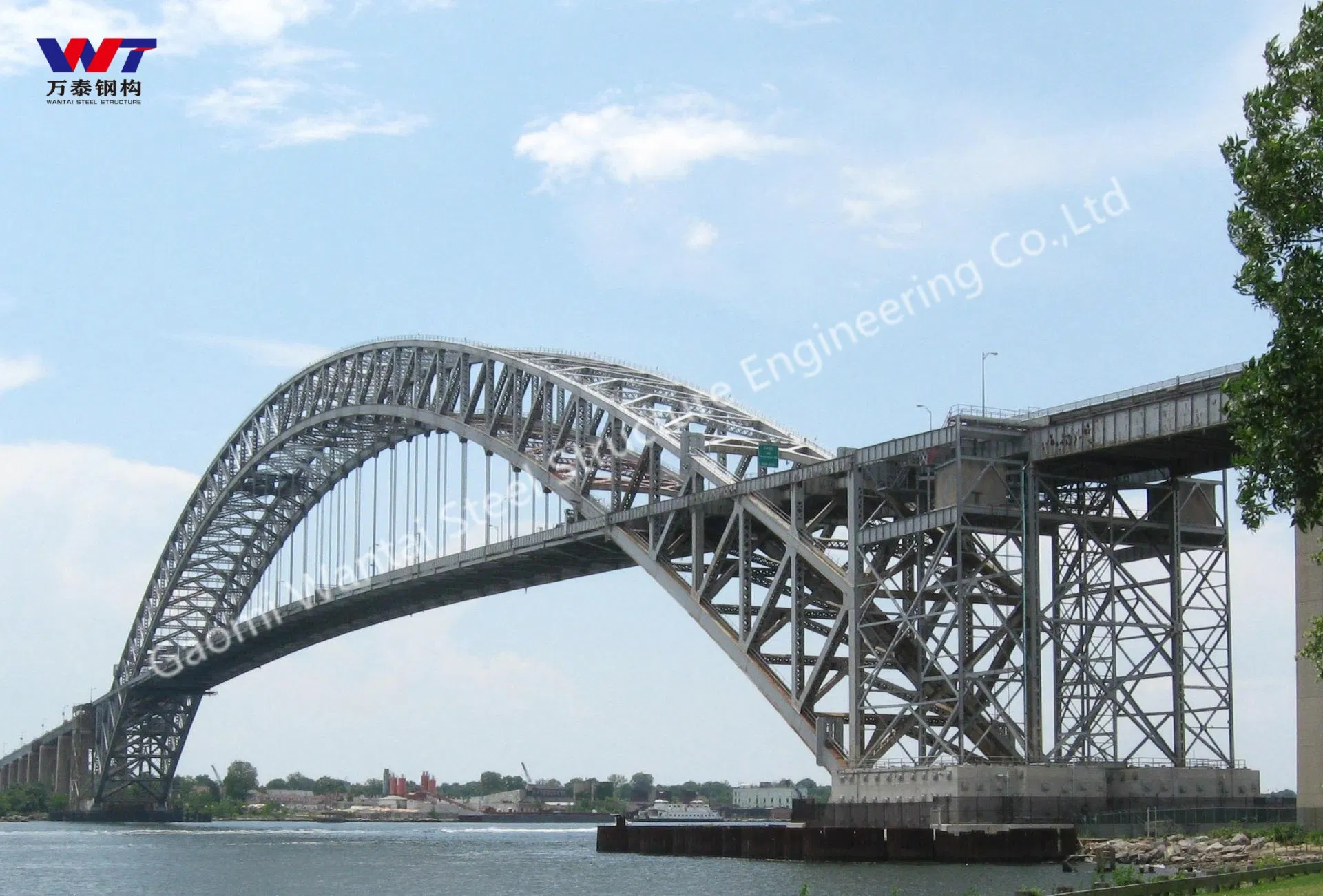 Steel Structure Construction Arch Bridge From China with Low Cost