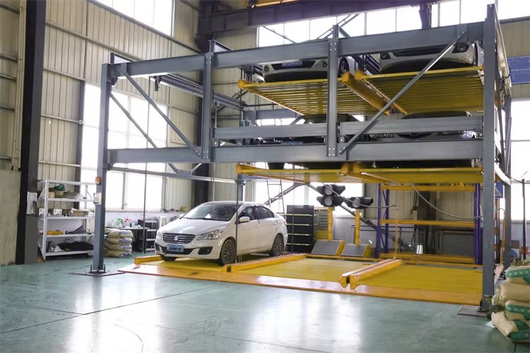 3-Storey 3-Dimensional Automated Parking System Multilevel Stacked Parking