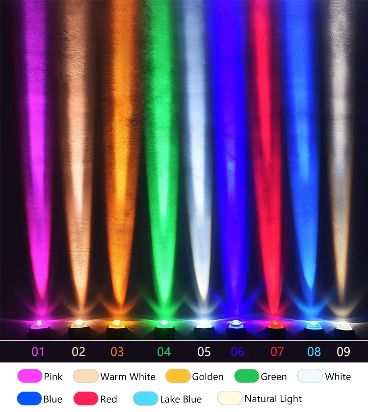 Multiple Light Colors Floodlight