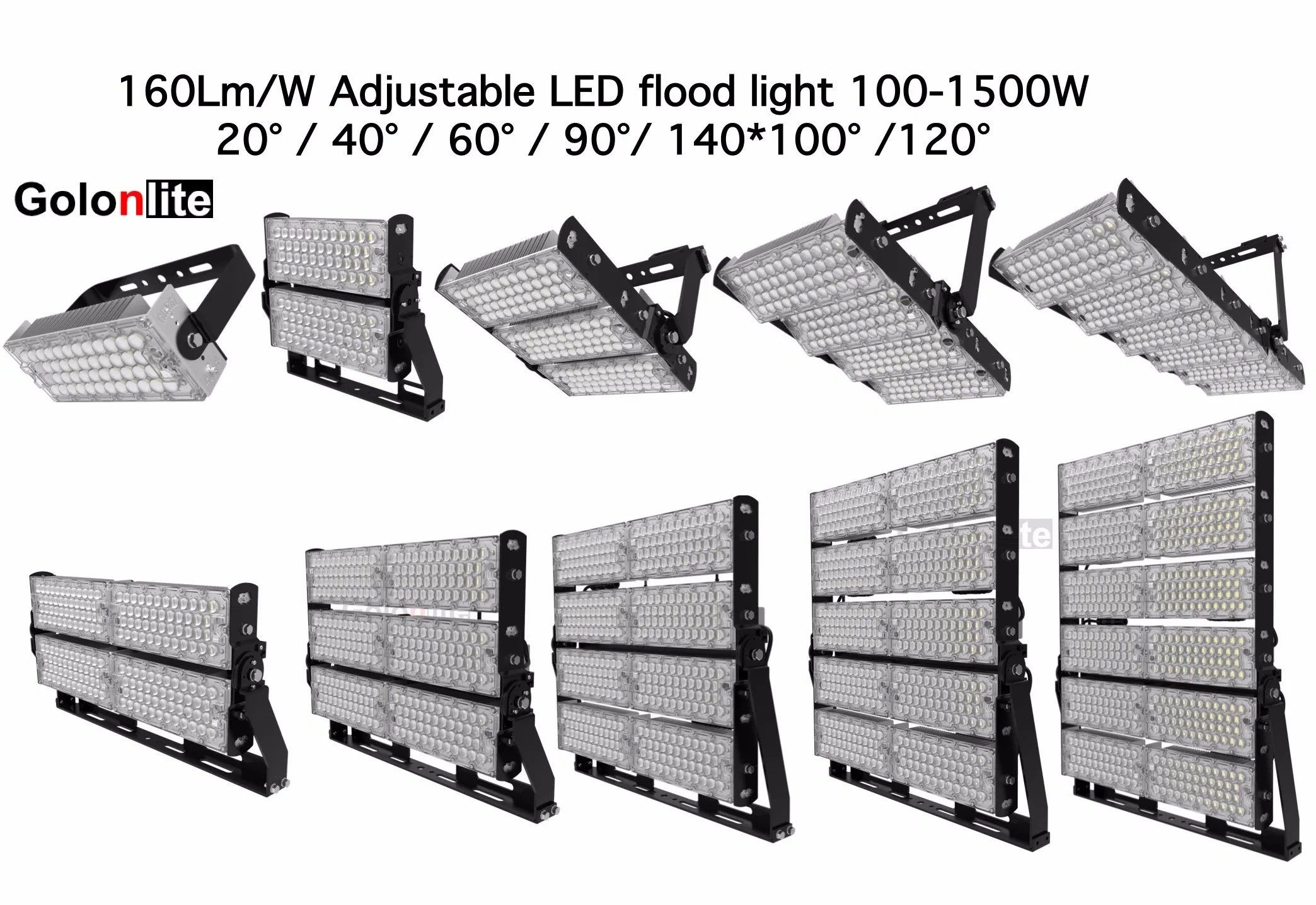 160lm/W Ce IEC Cispr 300W 100W 150W 200W LED Tunnel Lighting