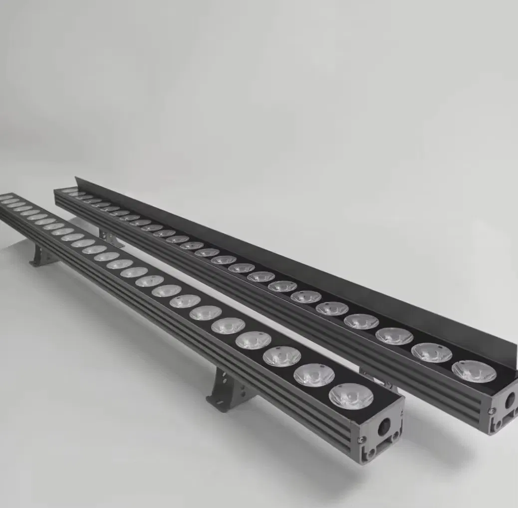 Outdoor LED Wall Washer IP65 Waterproof DMX RGBW LED Linear Washer Light for Architectural Building Facade Lighting