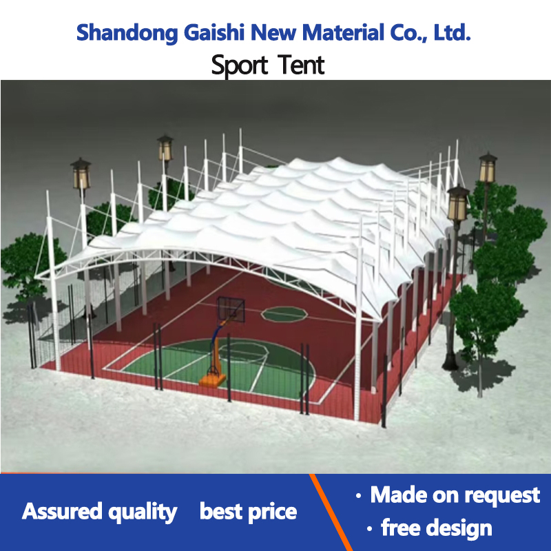 High Quality Structure Membrane Tent Sport Padel Court Stadium for Sunshade Waterproof