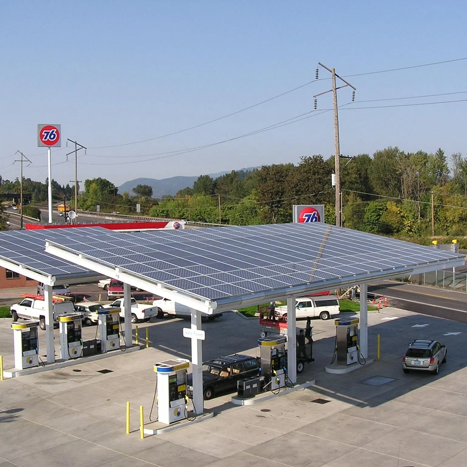 Ssss Waterproof Photovoltaic Carport Commercial Solar Parking EV Charging Canopy