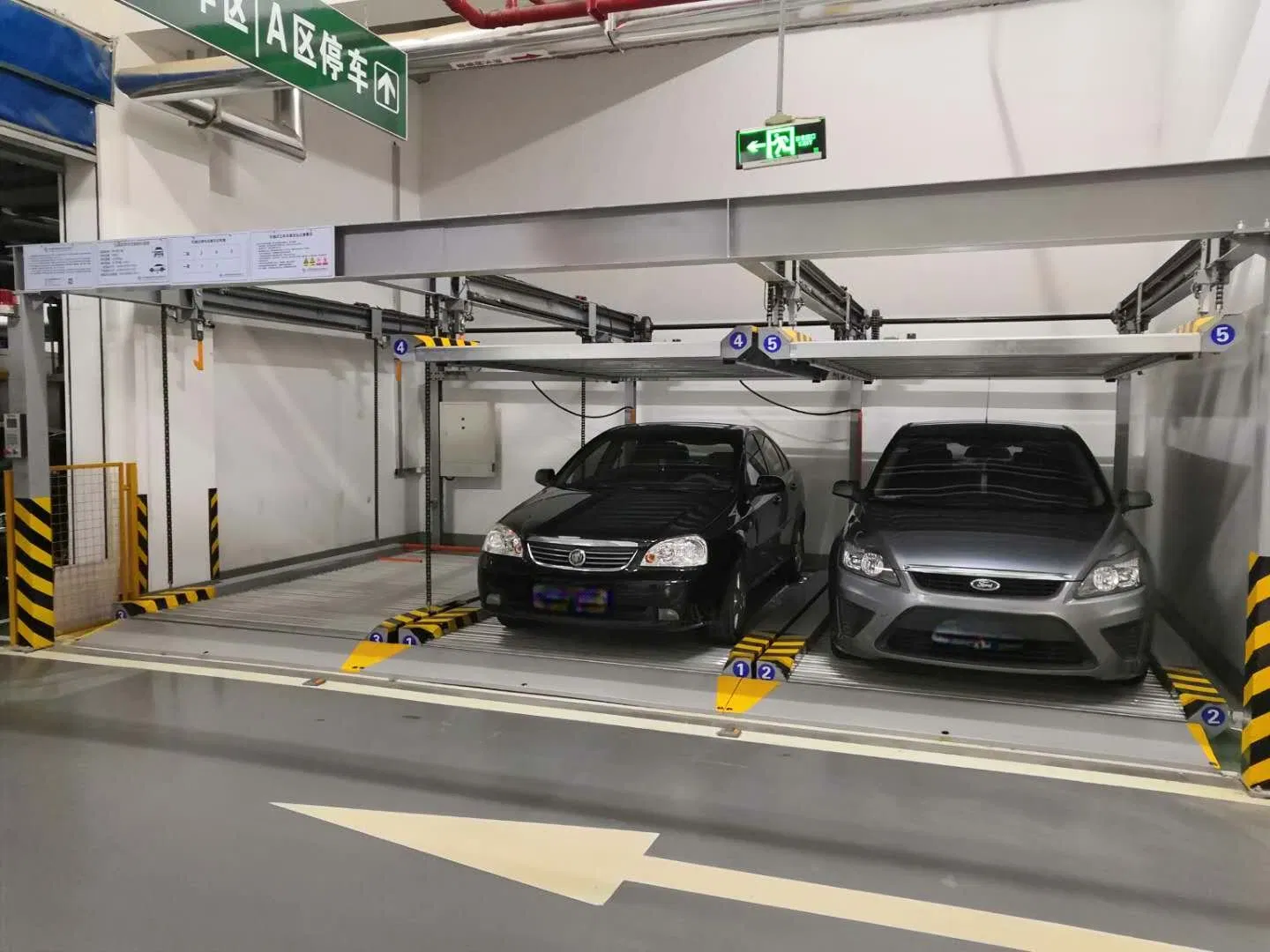 3-6-Level Lifting-Horizontal Mechanical Parking System Multi-Floor Car Puzzle Parking Equipment