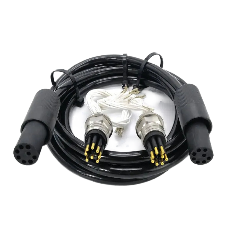 IP69K Wet Cable Waterproof Plug Marine Double Male Female Subsea Underwater Connector