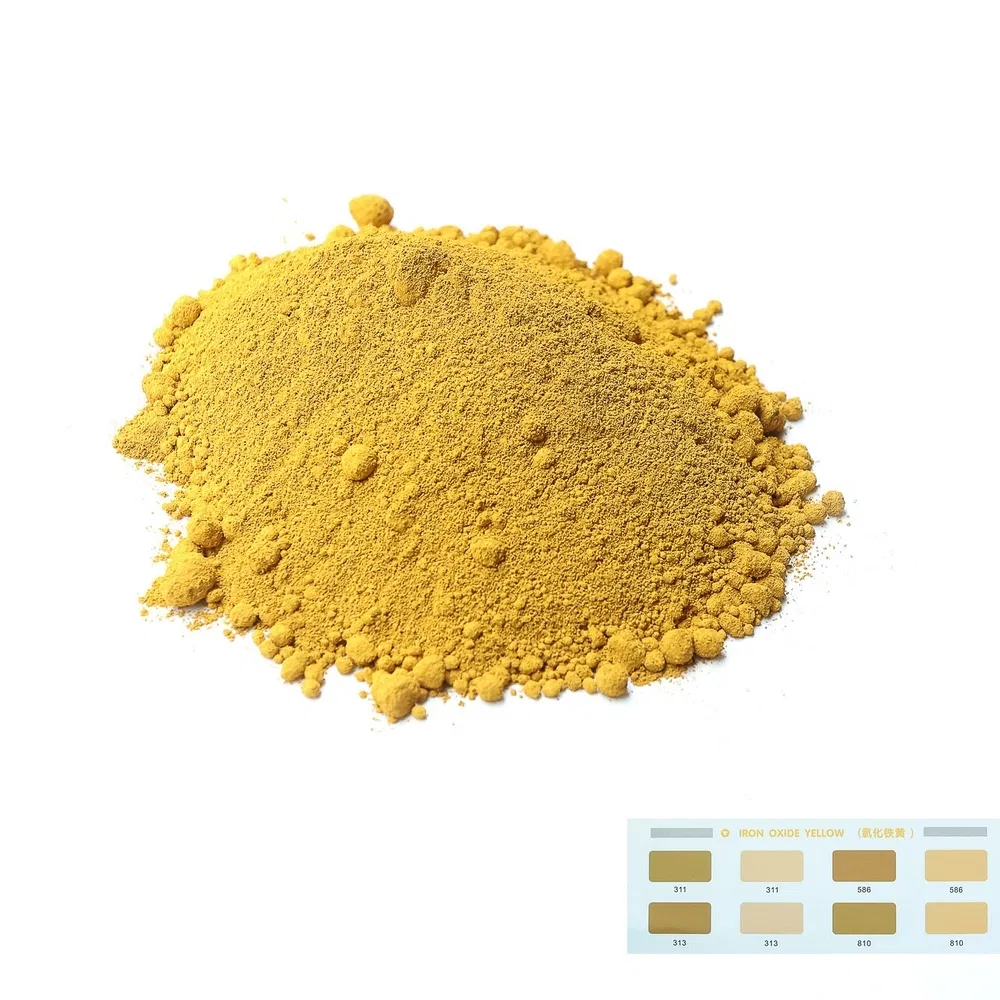 Long Wearing Yellow Iron Oxide Inorganic Pigment for Pedestrian Path Surfacing