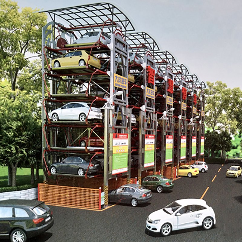 Automatic Parking System Smart Parking System Vertical Rotary Car Parking System Carousel Parking for Residential Factory
