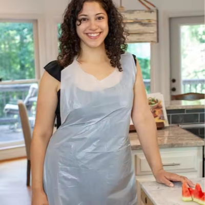 Disposable Kitchen PE Apron, Bib, Catering Specific Independent Packaging