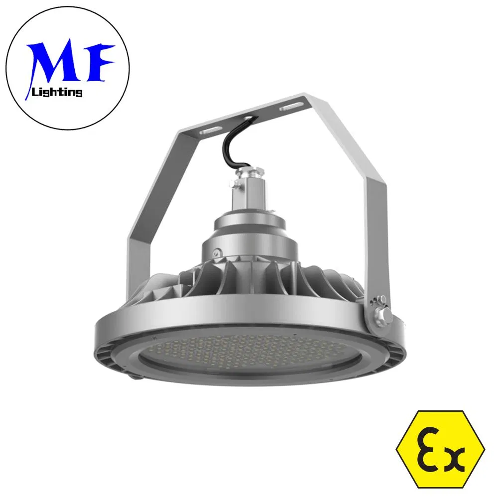 Atex Explosion Proof LED UFO High Bay Area Light Hanging Anti Explosion Lamp Industrial Platform Lighting LED Lighting for Zone 1 Zone 2