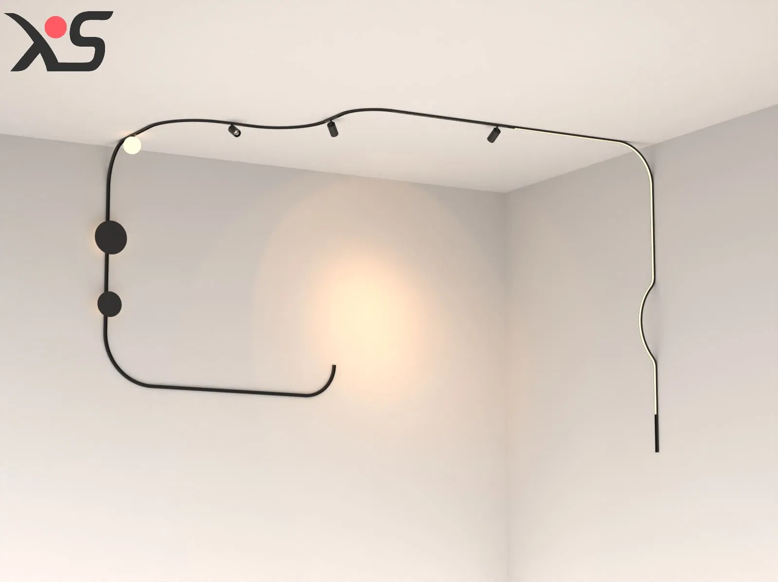 Ultra Slim LED Smart Track Lighting System for Contemporary Spaces