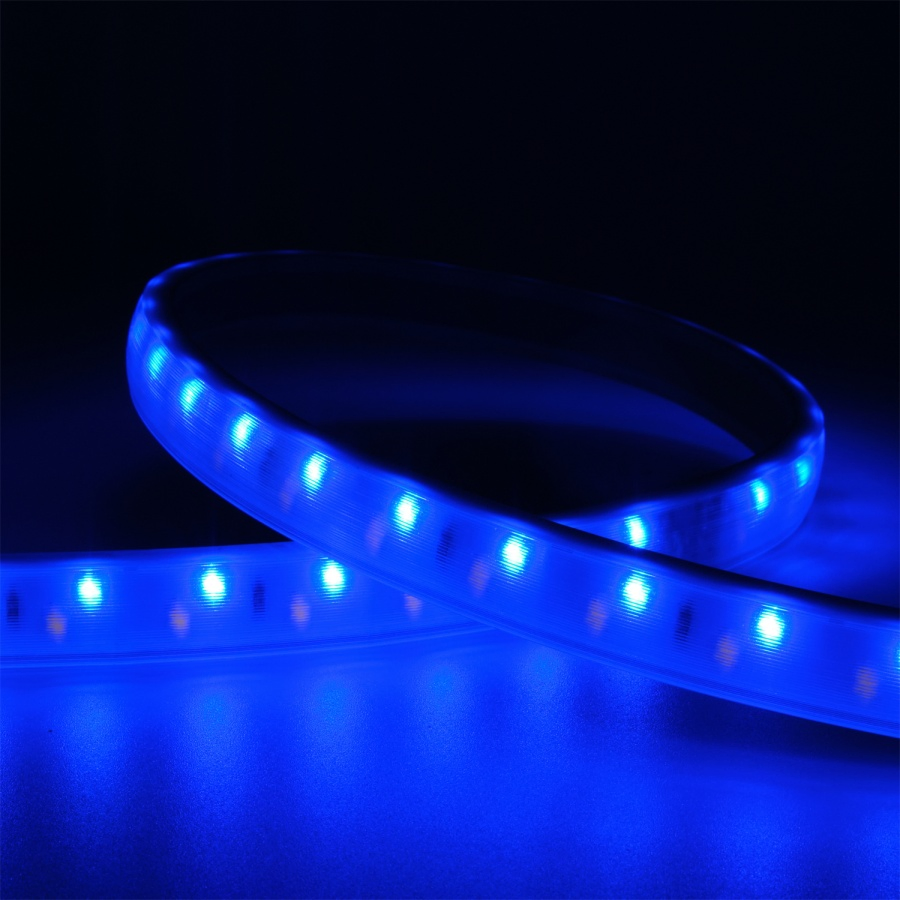 Durable 220V 12mm IP65 Brushed Flex LED Rope Light 50m Roll for Architectural Facade