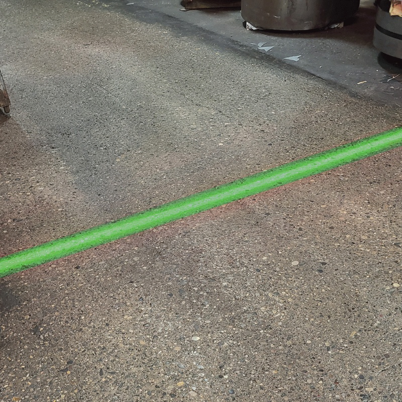 LED Line Projector Lamp for Construction Sites Pedestrian Path Marking