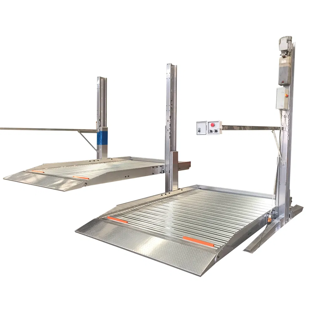 Factory Outlets 2 Post Car Parker Platform Parking Lift System