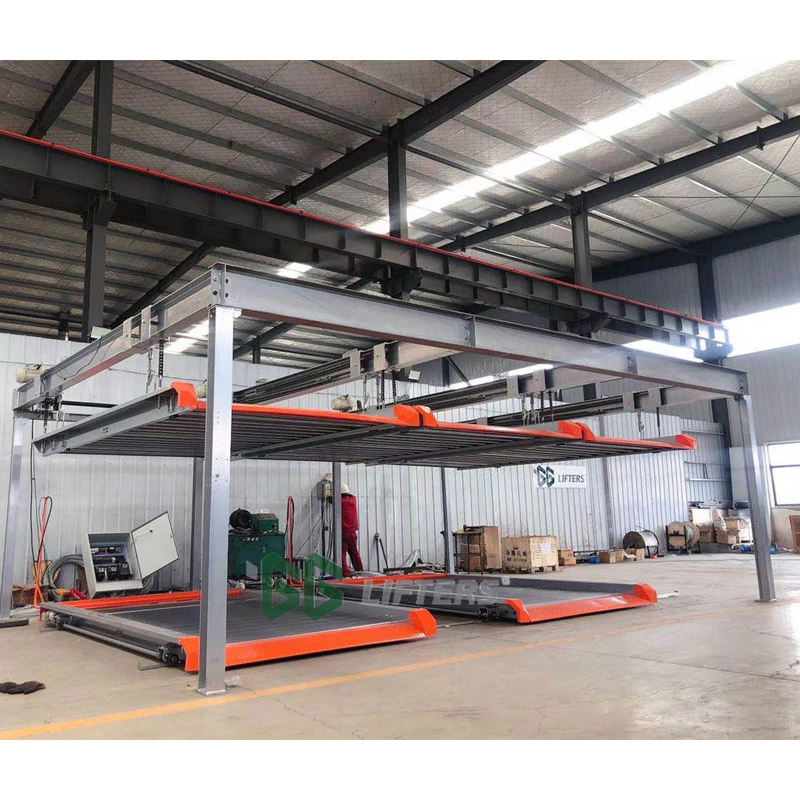 Puzzle parking system atuomatic vehicle storage lift vertical car lift multi-level customized garage equipment mechanical motor driven PLC smart car parking