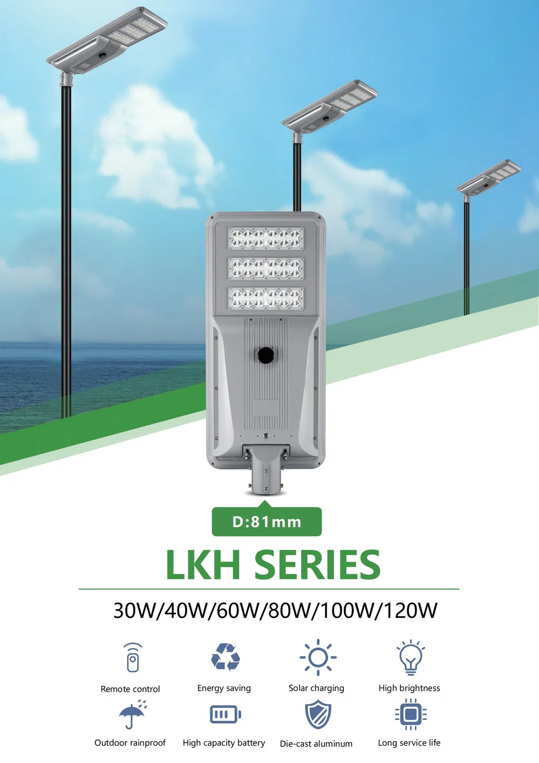 Solar LED Street Lighting Features