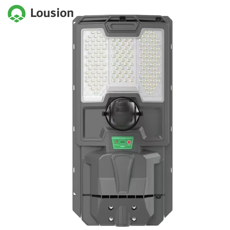 Smart Solar Street Lighting System with Integrated Security Cameras