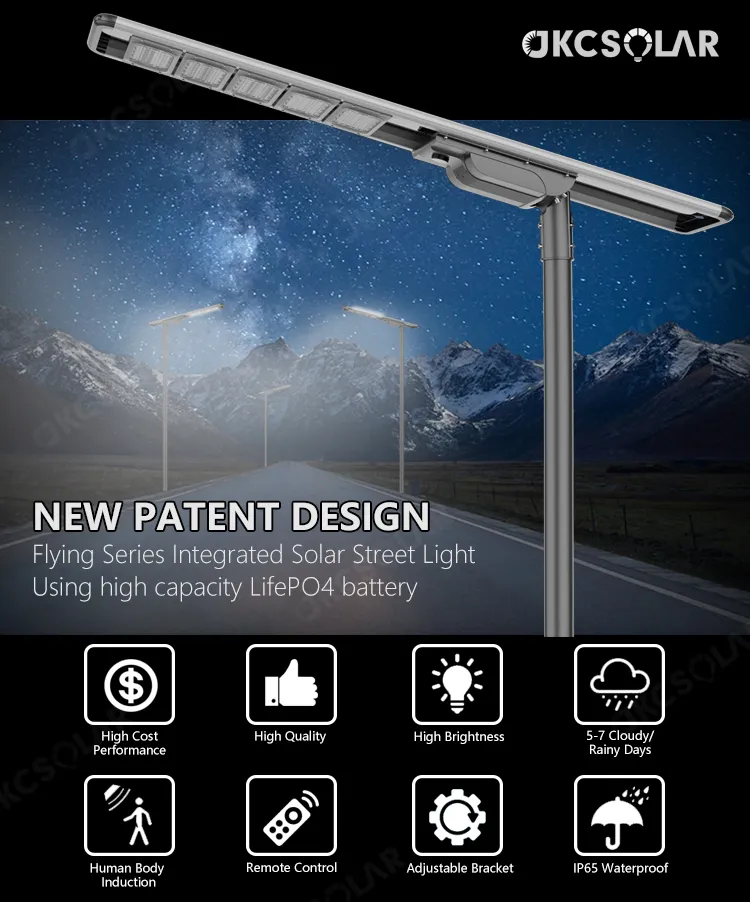 Integrated Solar Street Lighting