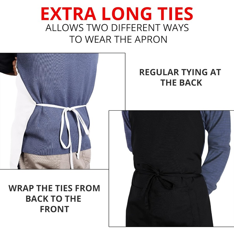 Promotional Factory Price Durable Adjustable Oil Resistant Cooking Kitchen Unisex Bib Apron