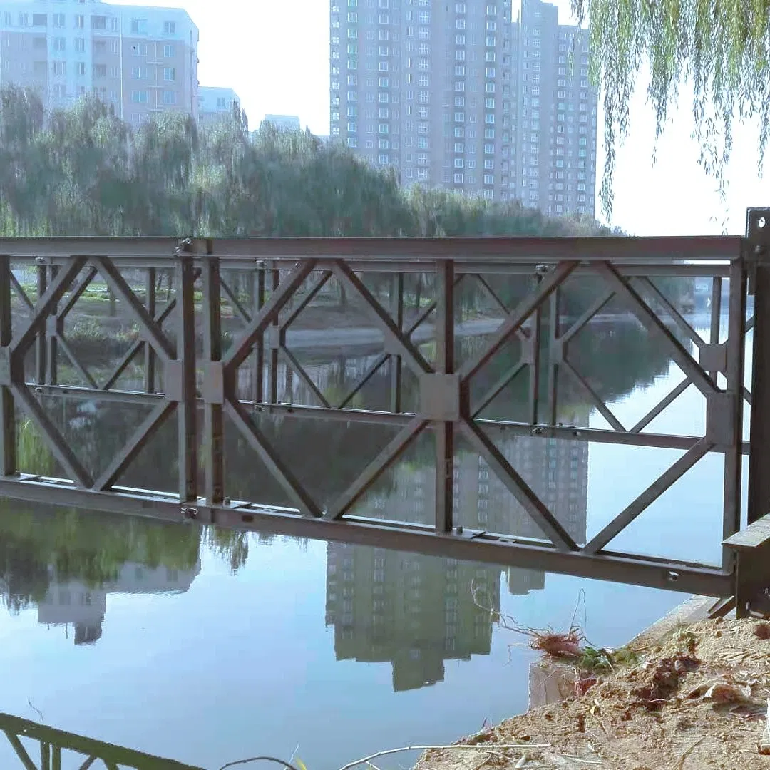 Factory Outlet Galvanized Portable Steel Bailey Bridges Foot Bridge for Construction Parts