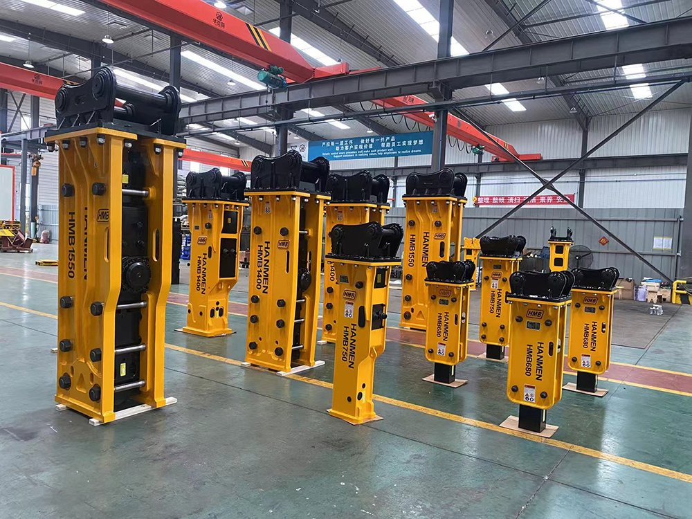 PC200 CE ISO Hydraulic Stone Underwater Breaking Breaker Hammer for Excavator Loader