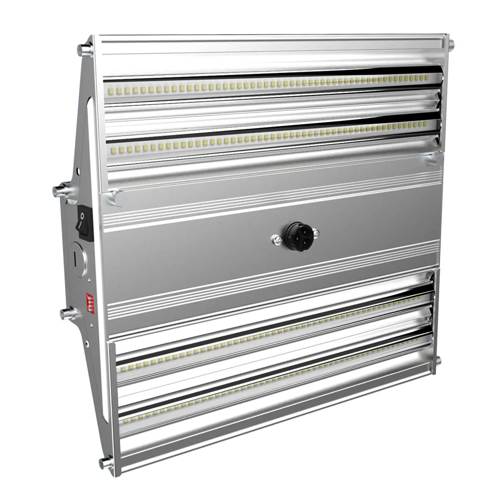 100W 200W Indoor Mall Badminton Court Drop Light Fixtures Price Parking Garage Suspended LED Linear High Bay Industrial Lighting Fixture