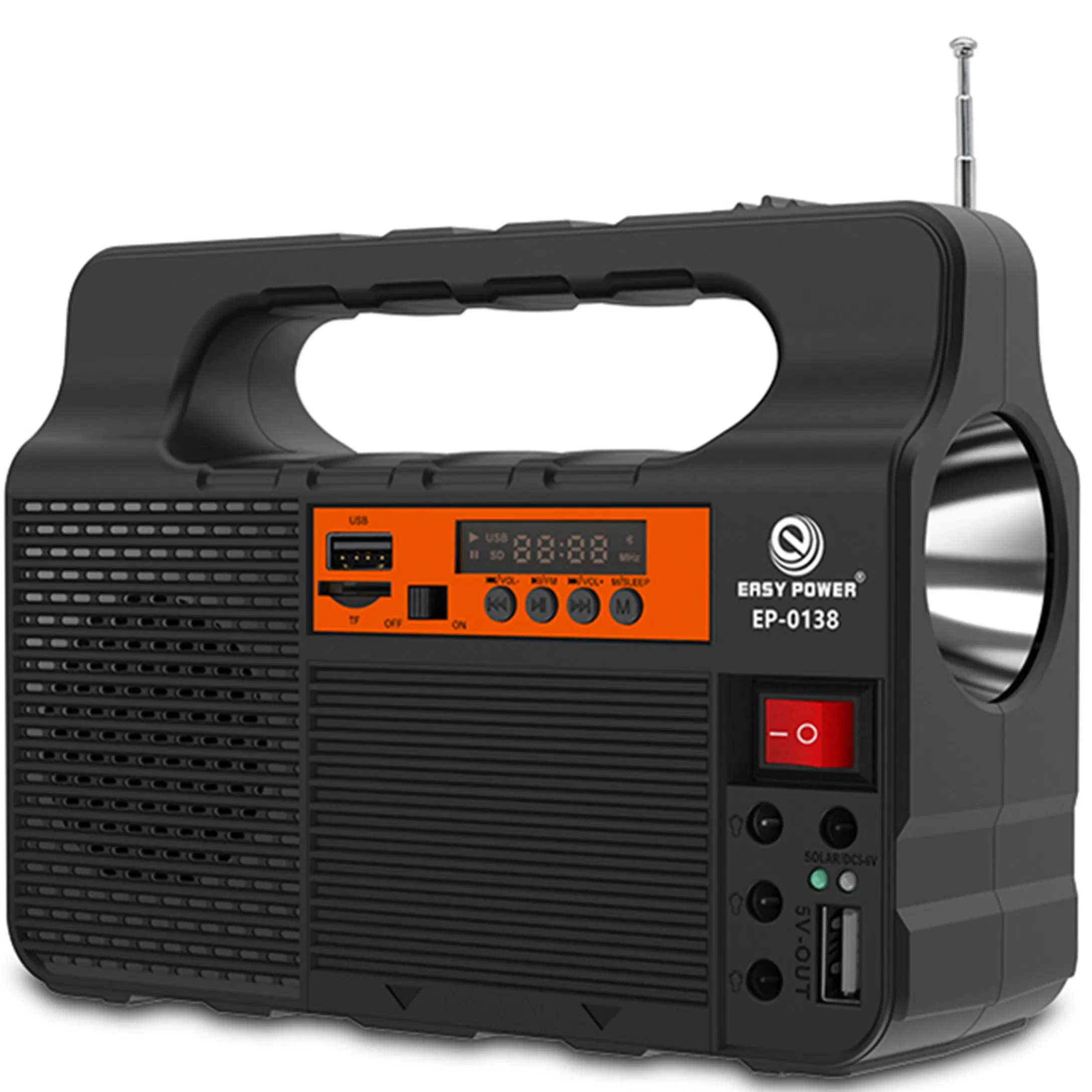 Yaye 2025 Hottest Sell Smart Emergency FM Rechargeable Solar Energy System with LED Light Bulbs for African Market Use Small Portable Solar System 1000PCS Stock