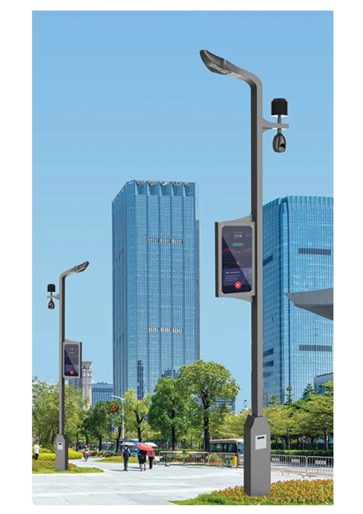 Smart Street Lighting System with Air Quality Monitoring Features