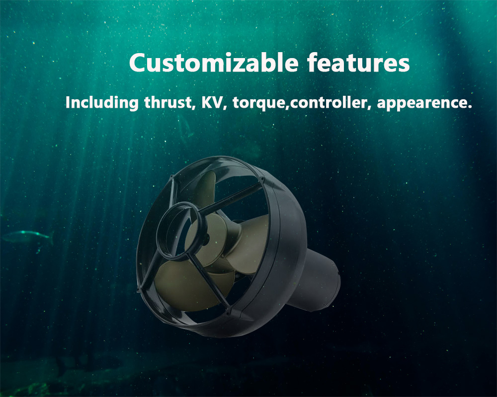 55kg Thrust 75141 DC Brushless Motor IP68 Underwater Thruster Propulsion System for Fliteboard/Efoil/Ehydrofoil