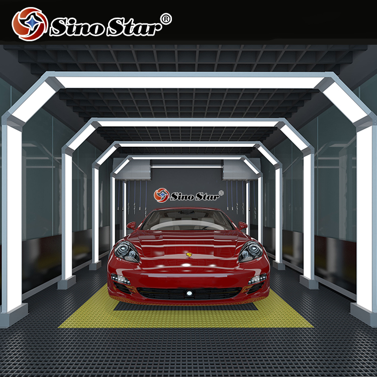 Sge1006 Linear LED Bay Light 3D Auto Car Wash Light Tunnel Workshop Layout Design Industrial Lighting