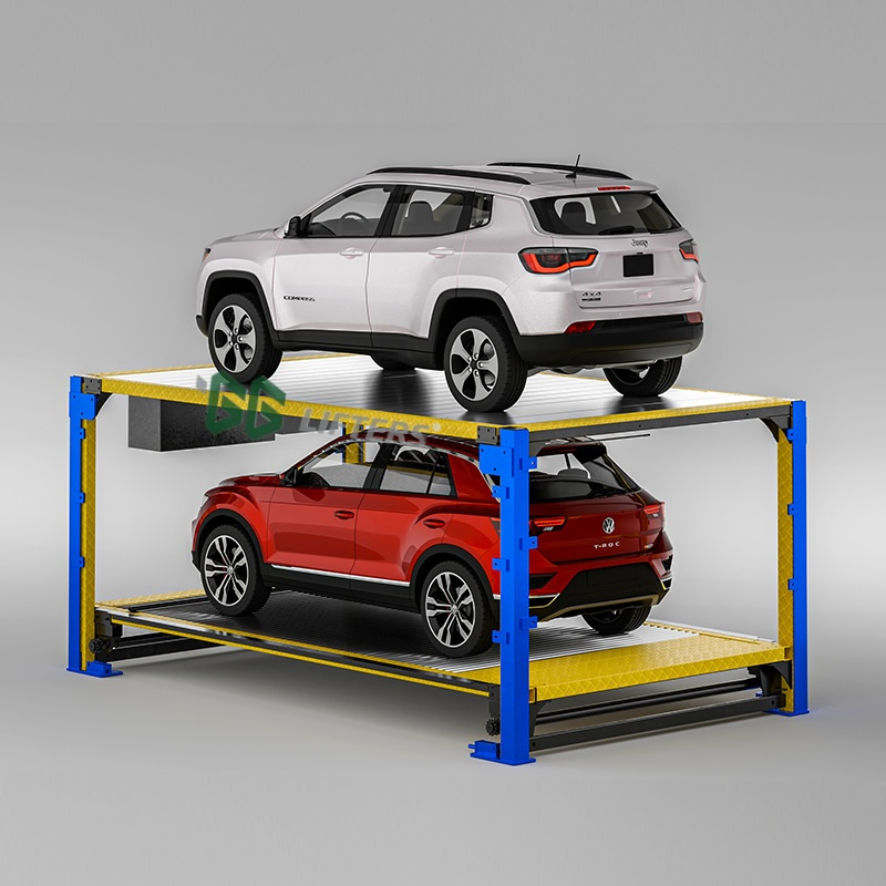 Hydraulic pit car parking system garage auto storage equipment vertical customized vehicle parking lift underground stacker parking