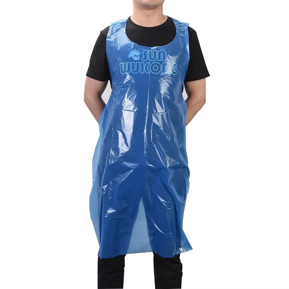 Disposable Kitchen PE Apron, Bib, Catering Specific Independent Packaging